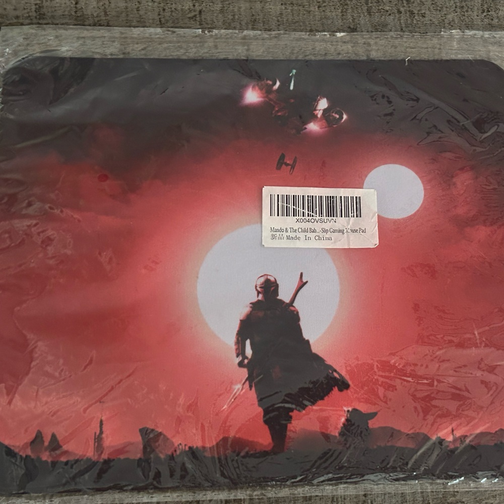 Red and Black Star Wars Mouse Pad